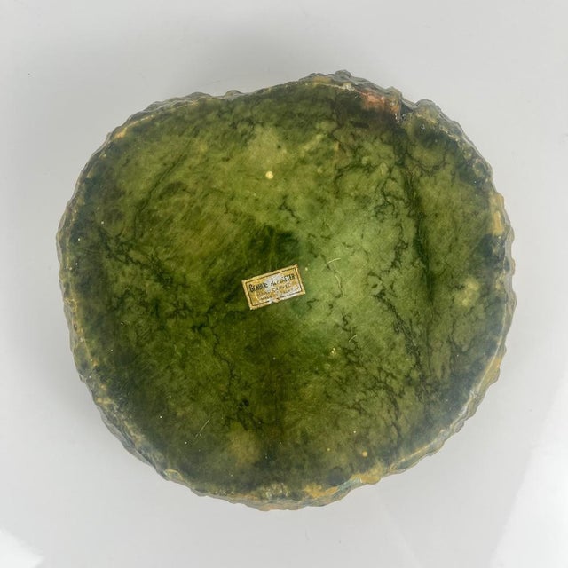 Green Vintage Green Alabaster Ashtray, Italy, 1970 For Sale - Image 8 of 11