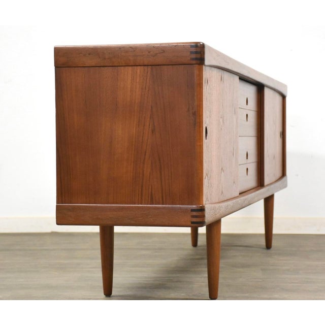 Bramin Møbler 1960s Refinished Danish Modern Credenza by Bramin For Sale - Image 4 of 11