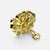 Blue 18k Yellow Gold Diamond & Multicolor Sapphire Flower Earrings by Designer Adler For Sale - Image 8 of 8