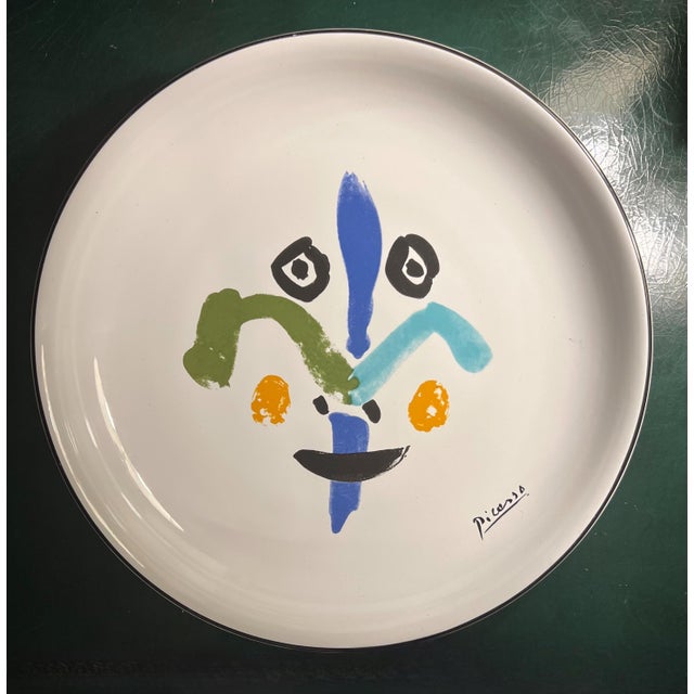 Abstract 1996 Picasso Living Large Masterpiece Edition Face 1963 Pp-1 Ceramic Bowl For Sale - Image 3 of 3