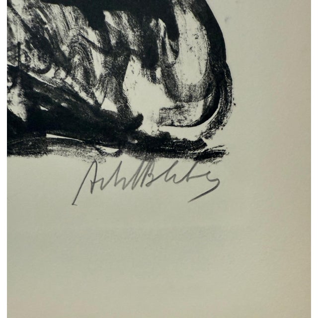 Arbit Blatas, Lithuanian French Artist Arbit Blatas Lithograph Fernand Leger School of Paris, 1962 For Sale In Miami - Image 6 of 6