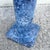 Vintage Postmodern Faux Blue Marble Architectural Pedestal Plant Stand For Sale - Image 4 of 5