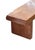 Brown Sculptural Lychee Wood Long Bench Stunning Wood Textures, Modern Organic For Sale - Image 8 of 9