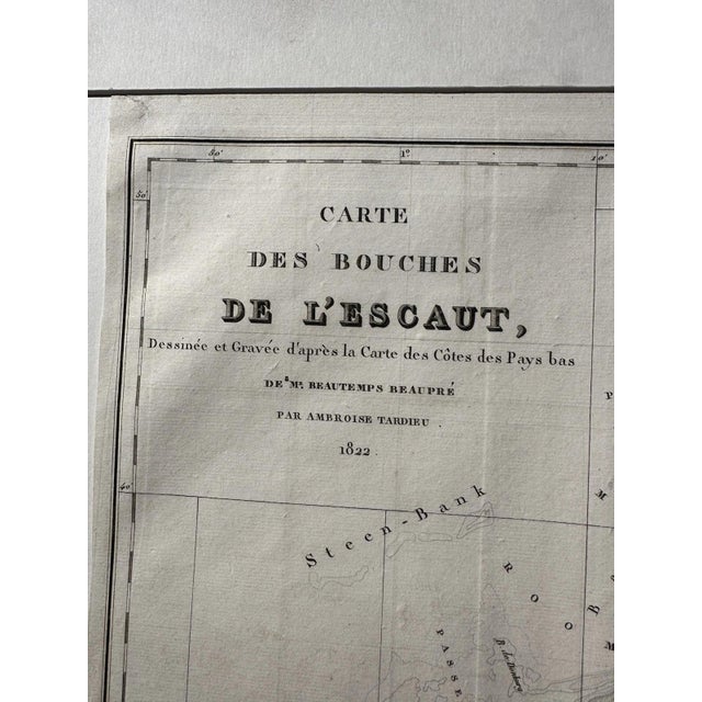 Map of the Scheldt Estuaries, 1822 For Sale - Image 6 of 13