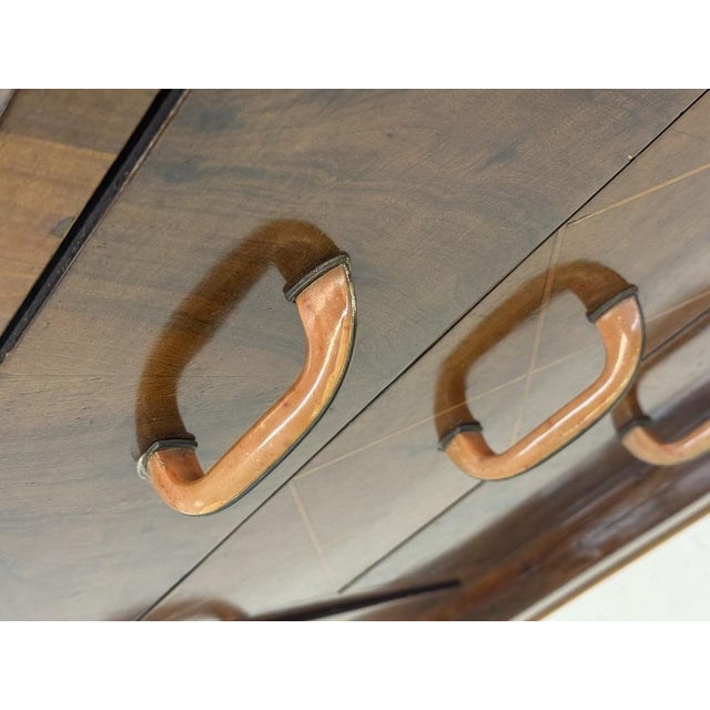 Italian Art Deco Walnut Sideboard, 1950s For Sale - Image 15 of 18