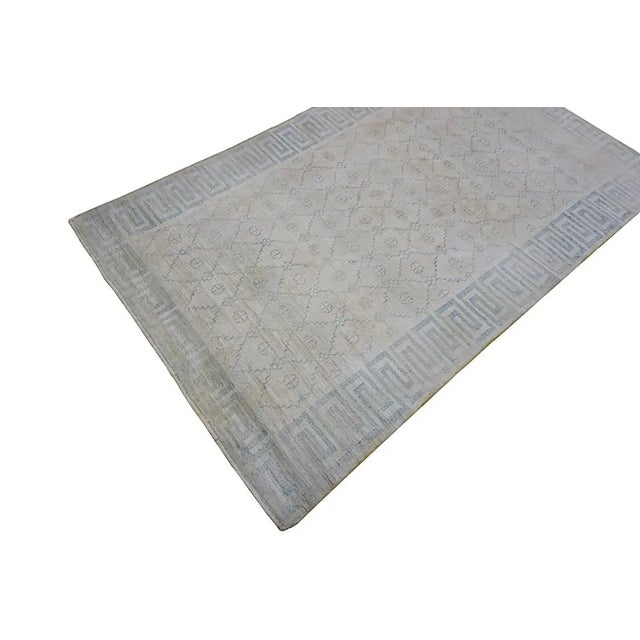 1930s Early 20th Century Indian Cotton Agra Carpet For Sale - Image 5 of 9