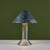 Postmodern Ron Rezek Galvanized Steel Table Lamp For Sale - Image 3 of 17