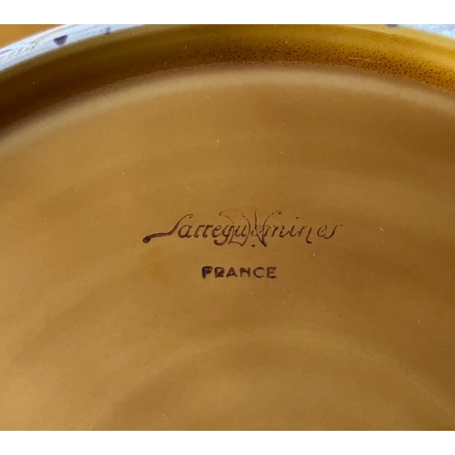 Mid 20th Century Vintage French Majolica Sarreguemines Chargers - Set of 6 For Sale - Image 5 of 5