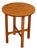 Stickley Mission Ellis Inlaid Round Oak Side Table For Sale