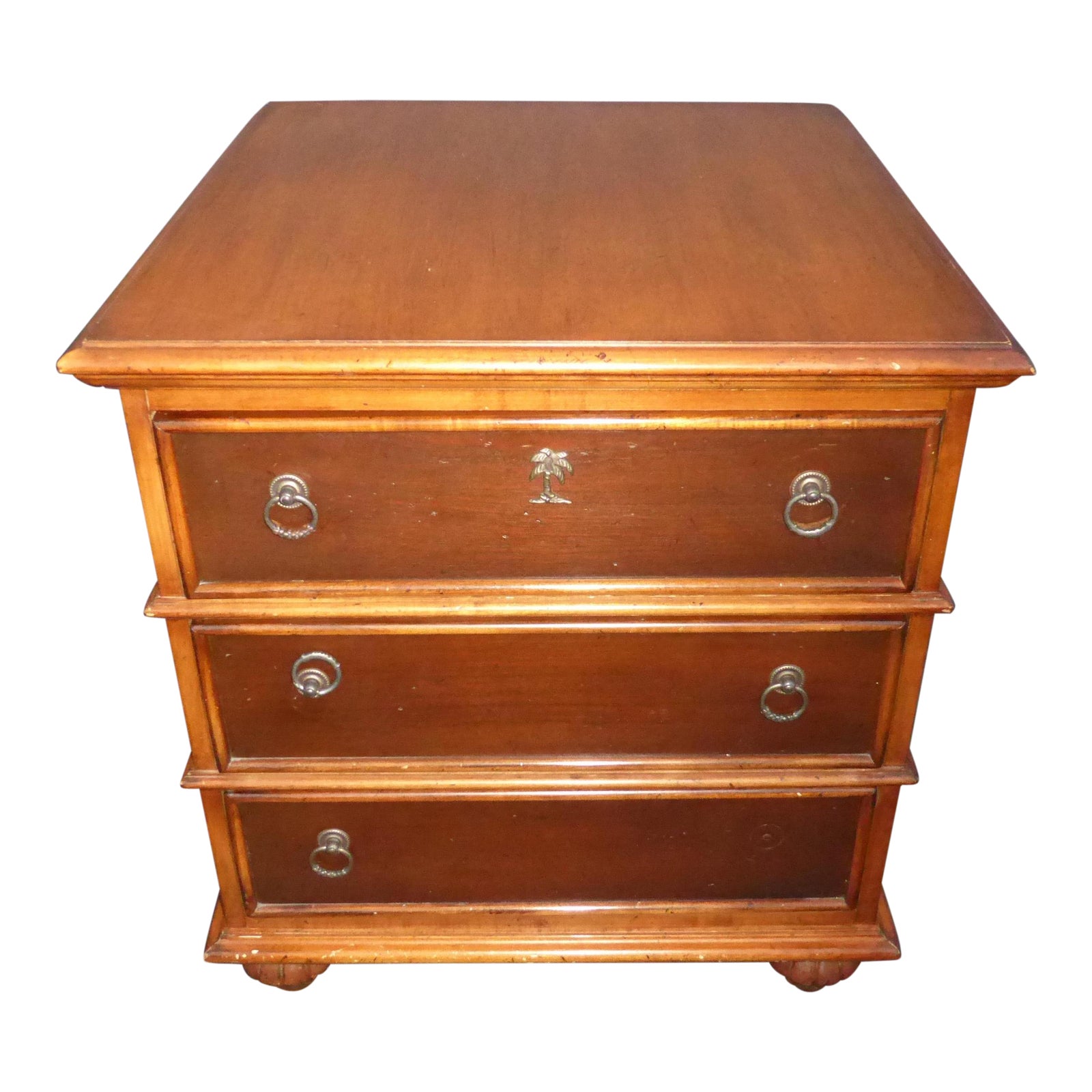 Vintage Tommy Bahama Solid Wood Three Drawer Nightstand Chairish