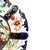 Set of Six Antique Gaudy Welsh Hand-Painted Saucers, Chinoiserie Landscape, English Pottery, C. 1820–1860 For Sale - Image 4 of 9