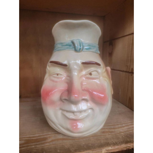 Brown Slip Pitcher from Sarreguemines, 1970s For Sale - Image 8 of 9