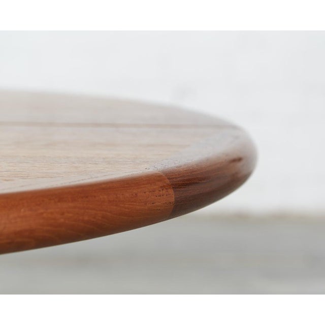 Mid-Century Teak Dining Table attributed to Falster Møbelfabrik, 1960s For Sale - Image 4 of 10