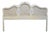 Thomasville Furniture Debussy Collection Off White Painted French Provincial King Size Caned Headboard 9455-456 For Sale
