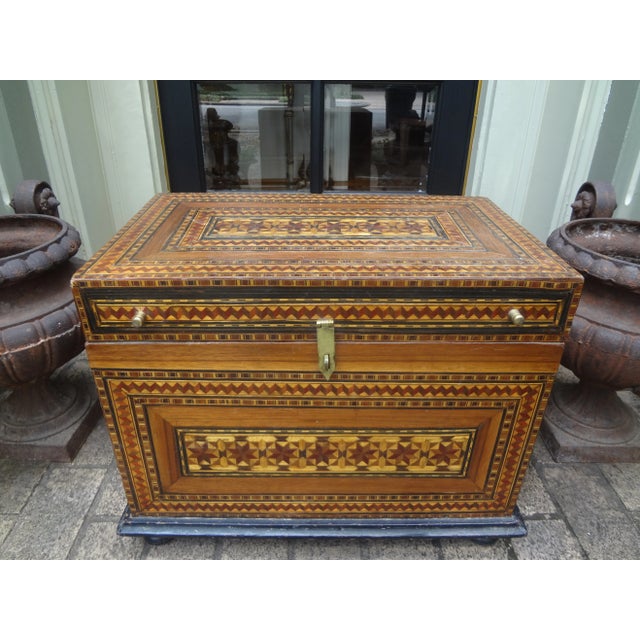 Antique Moroccan Coffer, Trunk or Box For Sale - Image 13 of 13