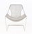 Objekto Paulistano Mesh Stainless Steel Arm Chair, originally designed by Paulo Mendes da Rocha in 1957, label to back...