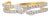 Marquise and Round Diamond Crisscross Double Band in 14k Yellow Gold Size 5 For Sale