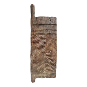 Vintage Igbo Carved Wood Door