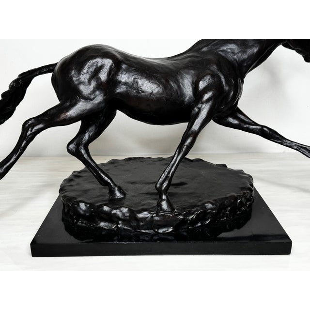 Enzo Plazzotta Galloping Horse Bronze Sculpture – Limited Edition 6/9 – Signed, Museum-Quality For Sale - Image 6 of 18
