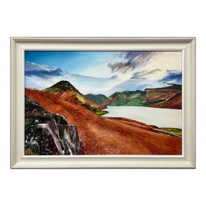 Landscape Painting of Wastwater Lake District by British Contemporary Artist, 2012