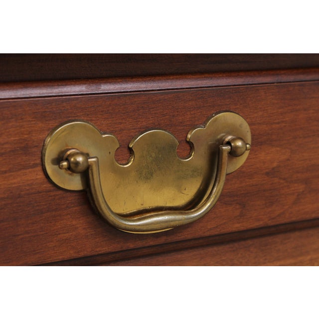 Pair of Henkel Harris Cherry 1 Drawer End Tables For Sale - Image 10 of 16