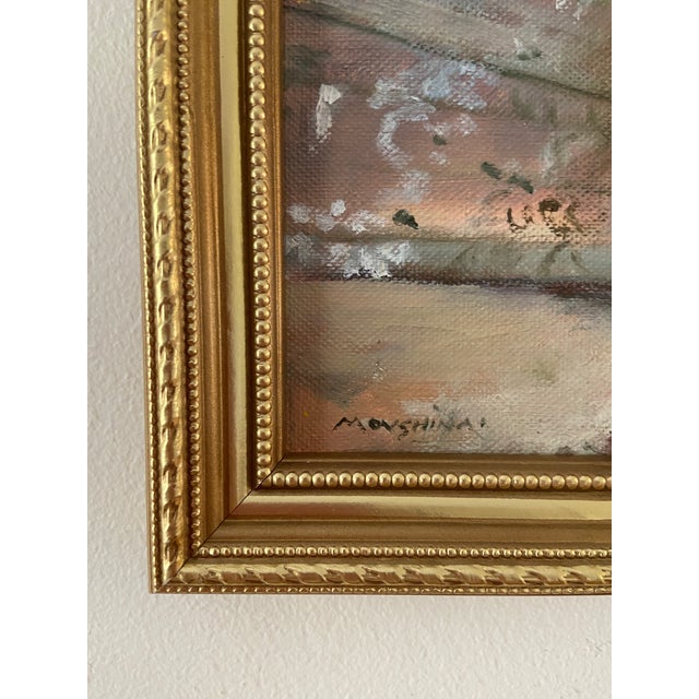 Traditional Original Still Life Flower Floral Peony Oil Painting by Marina Movshina For Sale - Image 3 of 9