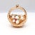 Metal Vintage 14k Yellow Gold, Pearl, and Tourmaline Figural Easter Basket Charm For Sale - Image 7 of 17