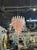 2000 - 2009 Murano Pink and White Saddle Waterfall Chandelier For Sale - Image 5 of 8