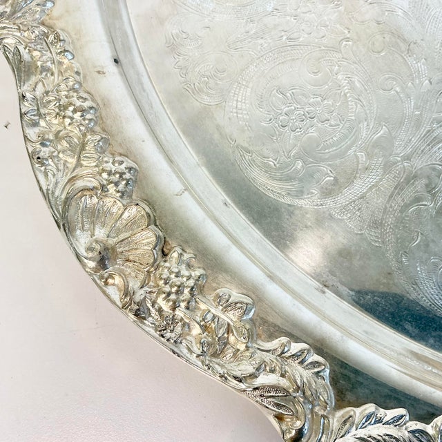 1940s Vintage Hollywood Regency Empire Towle Silver Plate Punch Bowl Set - 23 Pieces For Sale - Image 16 of 18