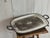 Mid 20th Century Mid 20th Century Modern Sheridan Silver-on-Copper Tray, Large Handled Silver Tray For Sale - Image 5 of 9