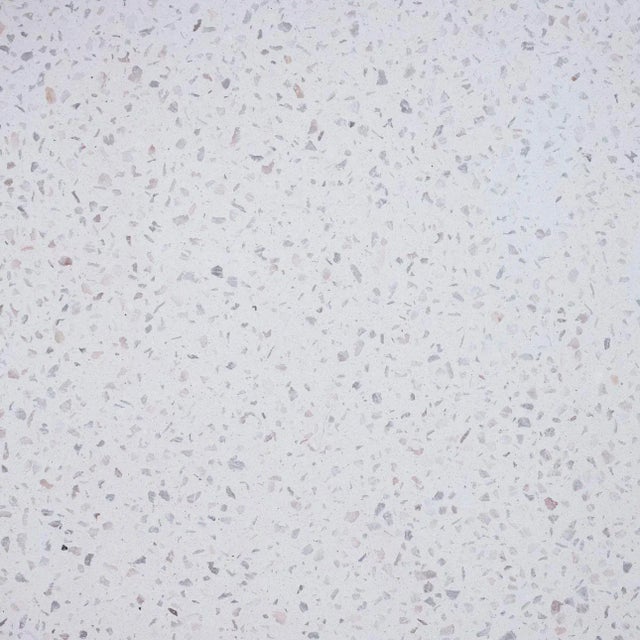 2020s Outdoor White Terrazzo Cube Side Table For Sale - Image 5 of 5