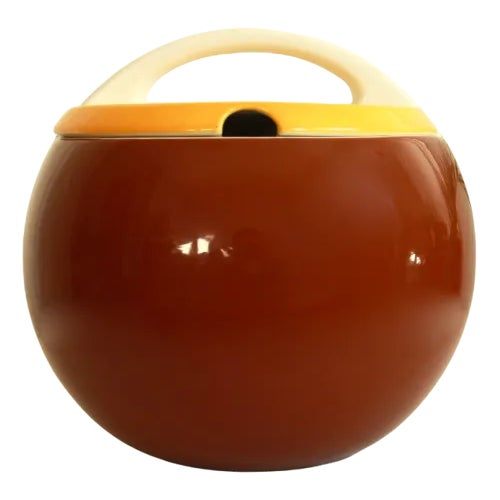 Vintage Italian Biscotti Ceramic Bowl by Riccardo Schweizer for Pagnossin, 1970s For Sale