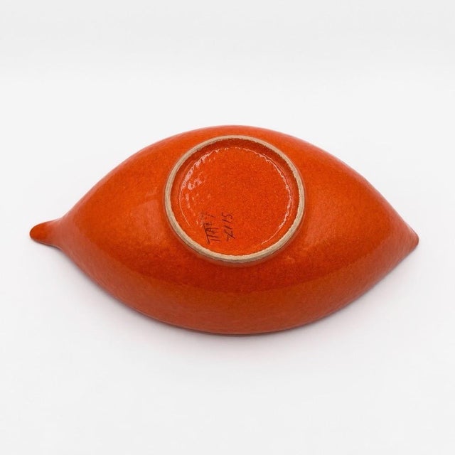 Ceramic Large Modernist Italian Ceramic Bowl, 1960s For Sale - Image 7 of 9