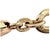 Metal 14k Gold Italian Link Bracelet Vintage For Sale - Image 7 of 9
