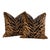 Belgium Velvet Tiger Pillows For Sale