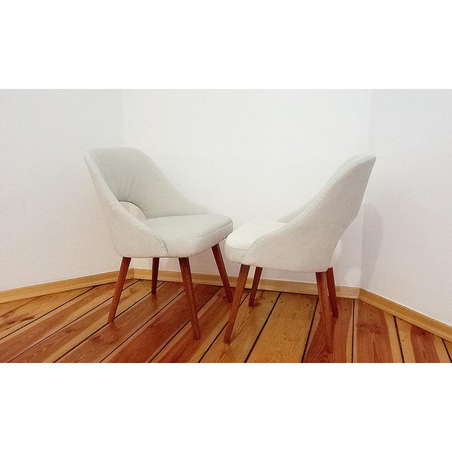 Set of Vintage Armchairs, Czechoslovakia, 1960s For Sale - Image 4 of 16