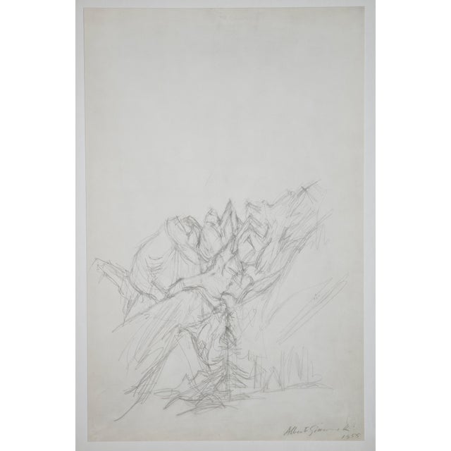 Alberto Giacometti, Landscape, 1963, Original Lithograph For Sale - Image 6 of 9