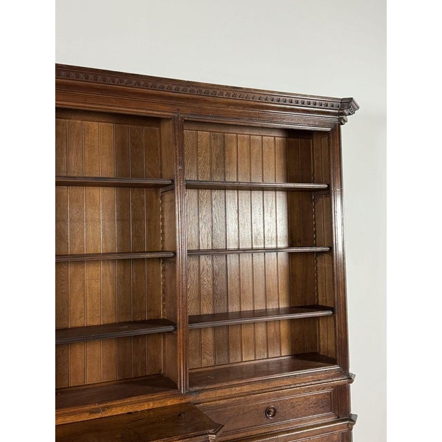 Large Belgian Library Bookcase, 1960s For Sale - Image 14 of 18