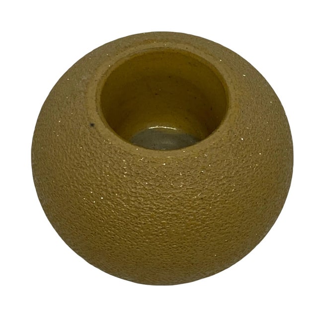 Mid-Century Lovatt’s Langley Pottery England Round Match Striker Holder For Sale - Image 4 of 13