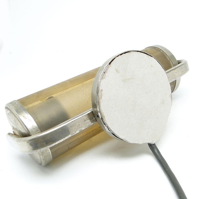 Brown Art Deco Wall Lamp from Napako, 1950s For Sale - Image 8 of 16