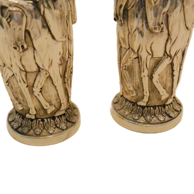 Vintage British Britannia Standard .958 Silver Horse Figural Salt & Pepper Shakers For Sale In Jacksonville, FL - Image 6 of 9