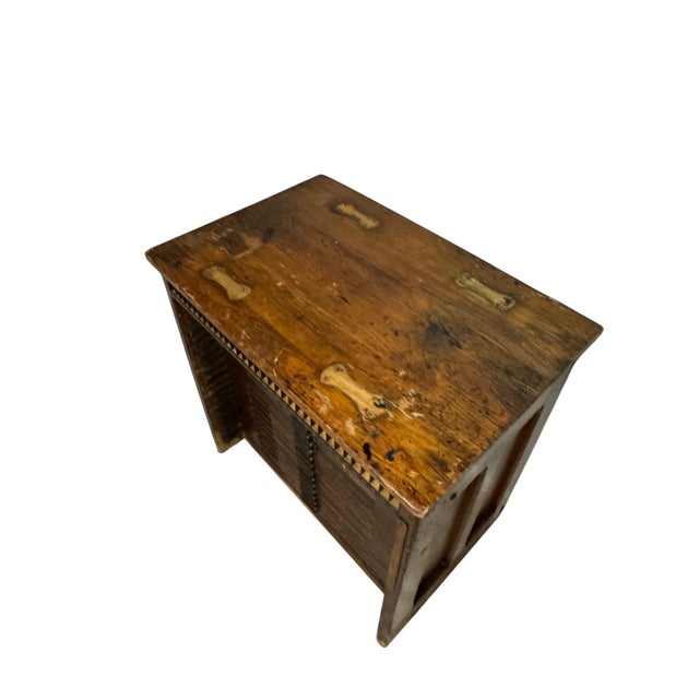 * Original Hamilton pulls * Original Hamilton maker’s tag * The upper sorting compartment intact * Thick early wood...