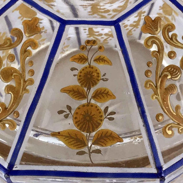 Directoire Crystal and Gold Vases, Set of 2 For Sale - Image 10 of 13