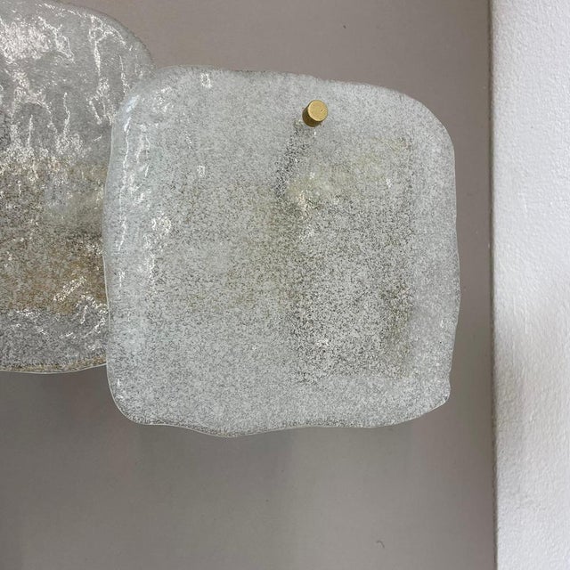 Hollywood Regency Ice Glass Wall Lights from Kalmar Leuchten, 1960s, Set of 2 For Sale - Image 14 of 18