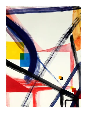 Laura Newman "Diagram", Painting