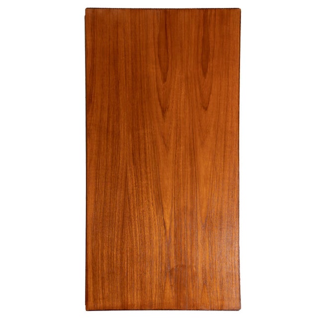 Scandinavian Teak Bar Cabinet with Shutter, 1950s For Sale - Image 10 of 11