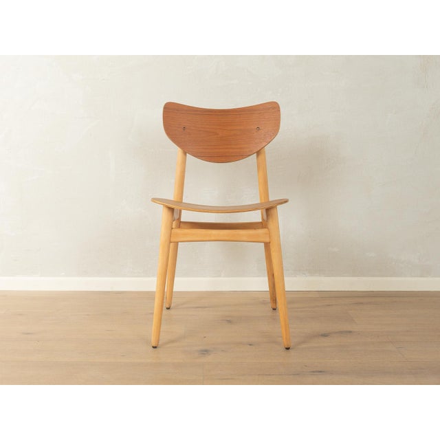 Vintage Plywood Chairs, 1950s, Set of 4 For Sale - Image 4 of 11