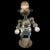 1975 Post-Modern Chrome Bubble Ball Robot Table Lamp by Torino Lamps For Sale - Image 12 of 12