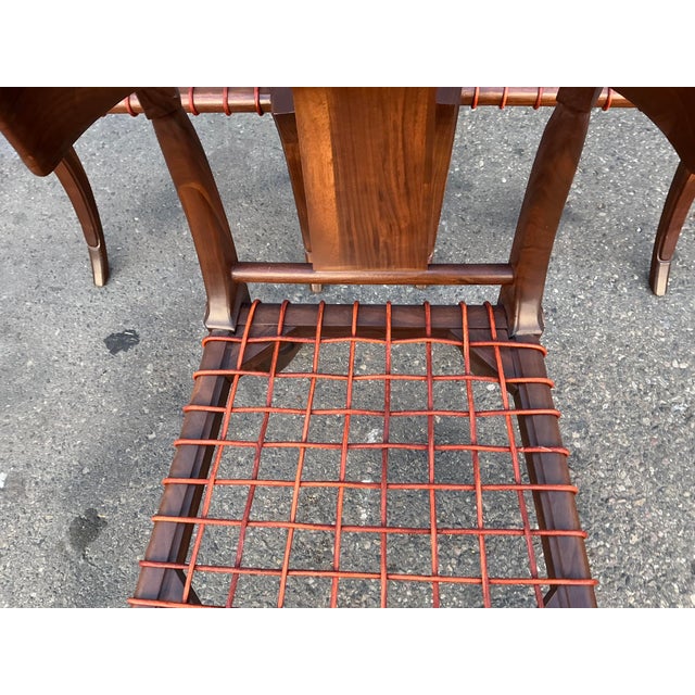 T. H. Robsjohn-Gibbings Klismos Style Walnut Chairs…set of 3 For Sale - Image 4 of 17