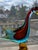 Vintage Murano Sommerso Art Glass Heron - Hand-Blown Italian Glass Crane - Ruby & Aquamarine For Sale - Image 12 of 12